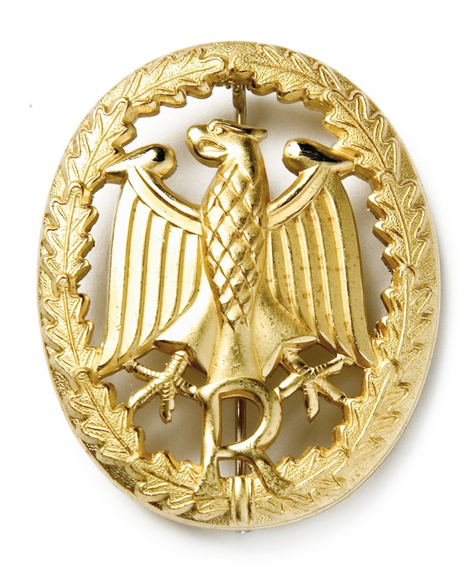 Bundeswehr Leistungsabzeichen Gold Metall Orden Ehrenabzeichen NEU ##922 